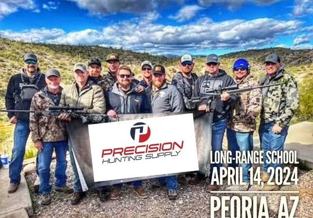 long-range hunting instruction in Peoria, AZ April 14,2024